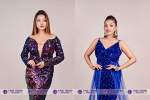 Dr. Diana representing Bangladesh in “Face of Beauty International” 2024.